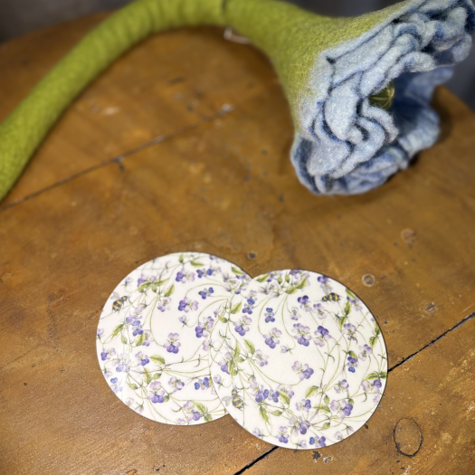 my feldt glasunderlägg viol