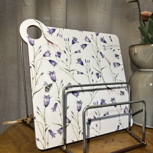 My feldt grytunderlägg blåklocka