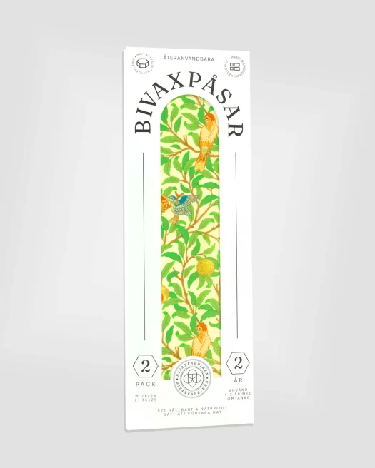 Bivaxfabriken bivaxpåsar Kvittra 2-pack