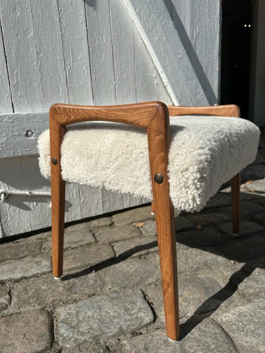Bennets redesign pall 60-tal fårskinn - Bild 3