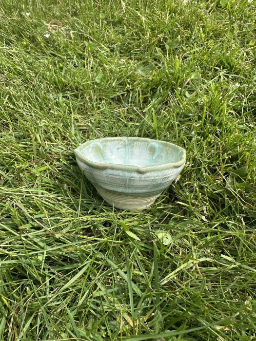 Keramik liten skål sage nr1