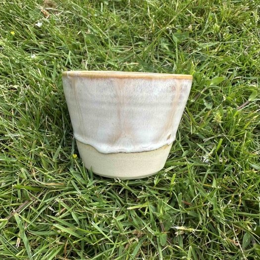 Keramik Kaffemugg creamy