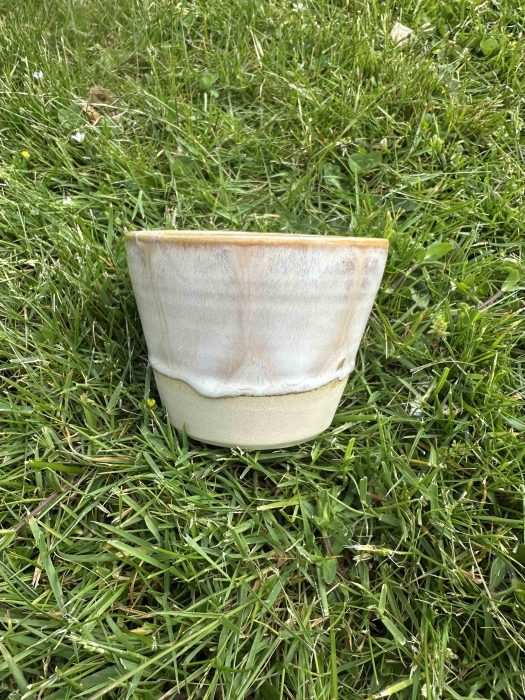 Keramik Kaffemugg creamy