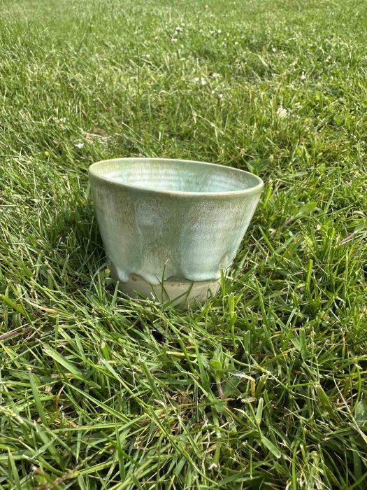 Keramik Kaffemugg sage