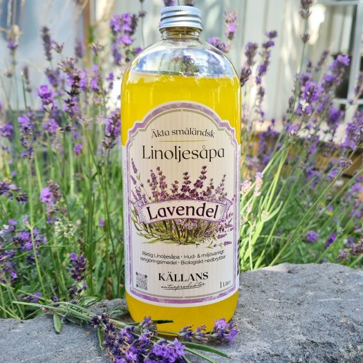 Källans Linoljesåpa Lavendel 1L