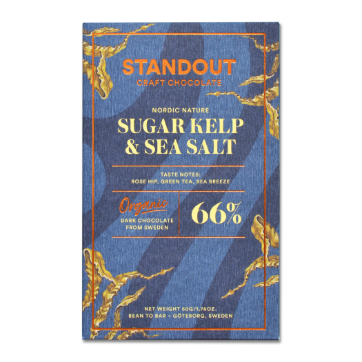 Standout chocolate sugar kelp & sea salt 66%