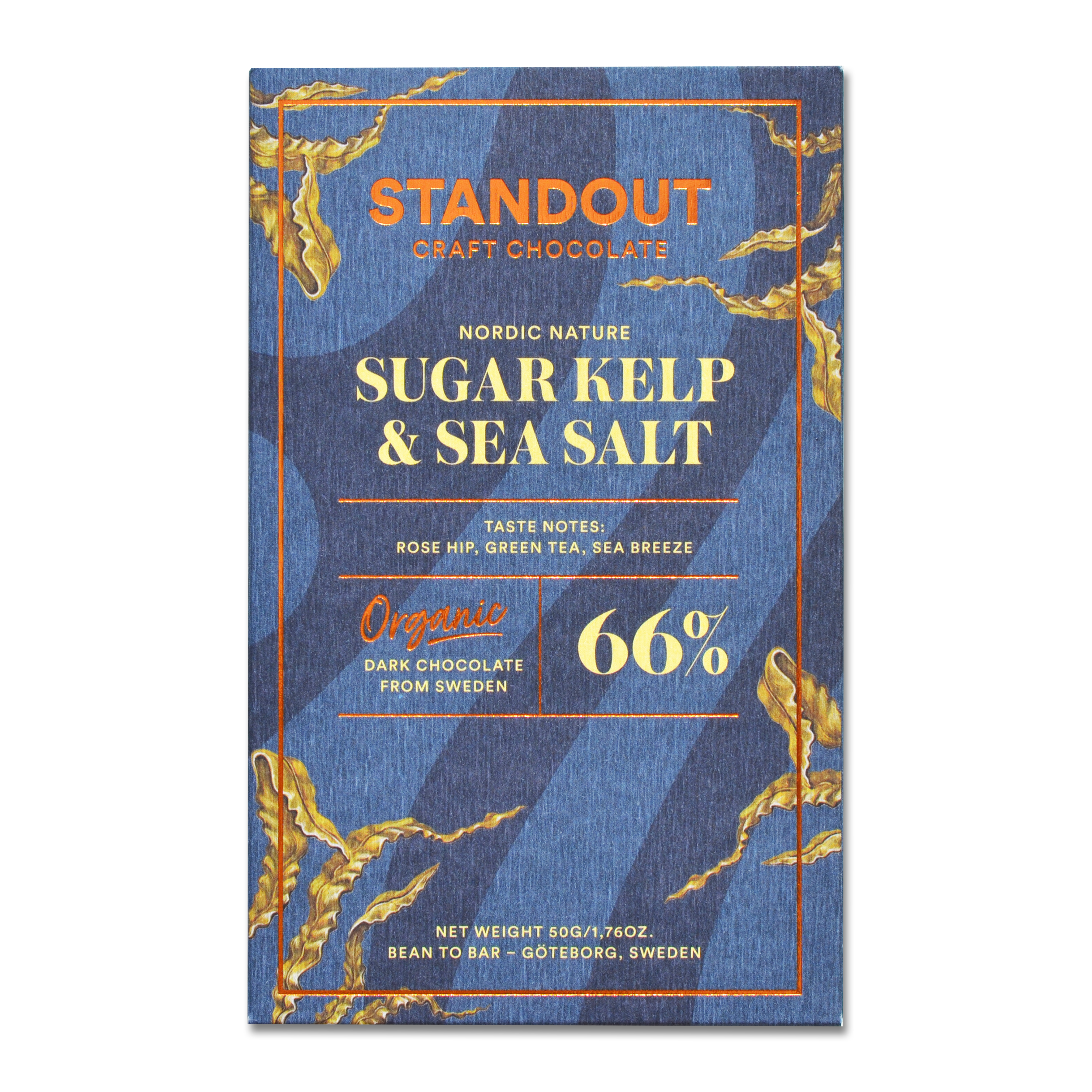 Standout chocolate sugar kelp & sea salt 66%