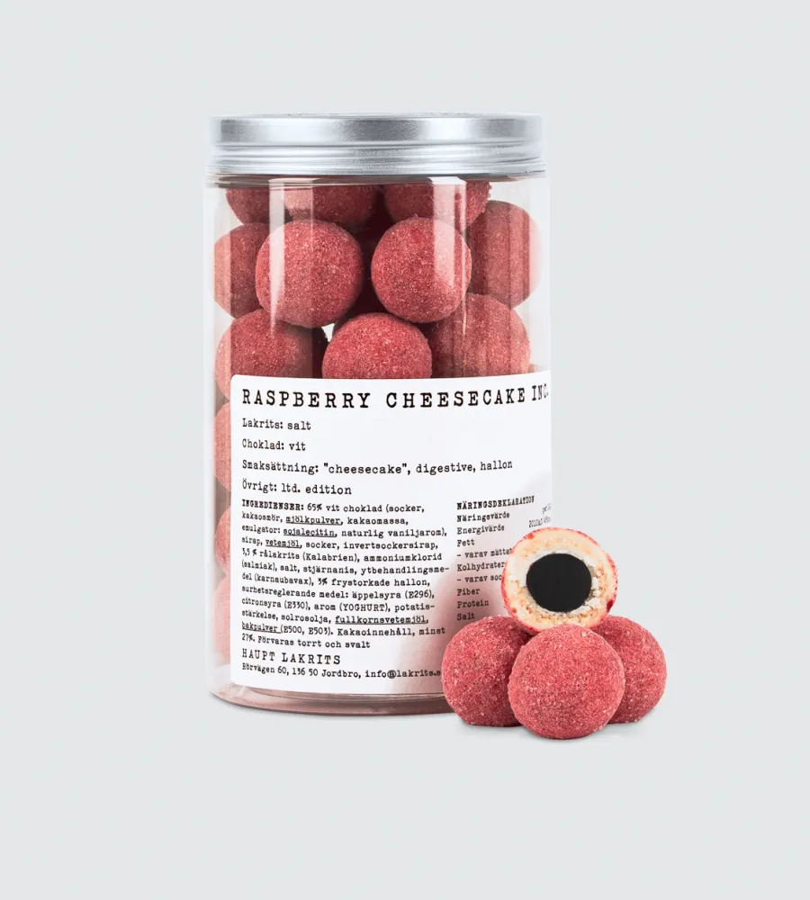 Haupt-lakrits-rasberry-cheescake